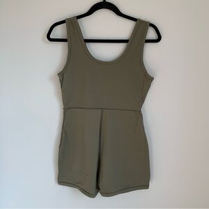 Better Together Green Romper Jumpsuit Sleeveless Bodysuit